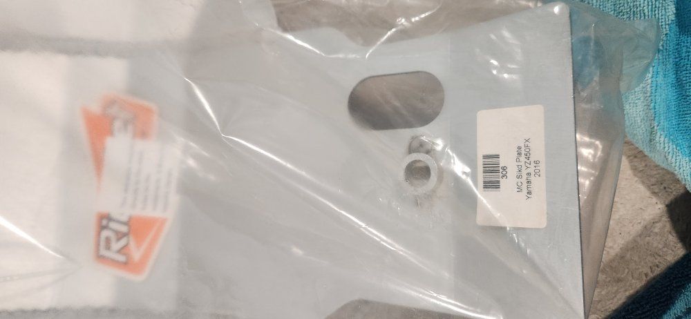 NEW SKID PLATE YAMAHA YZ450FX