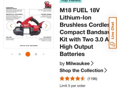 Milwaukee M18 FUEL 18V Lithium-Ion Brushless Cordless Compact