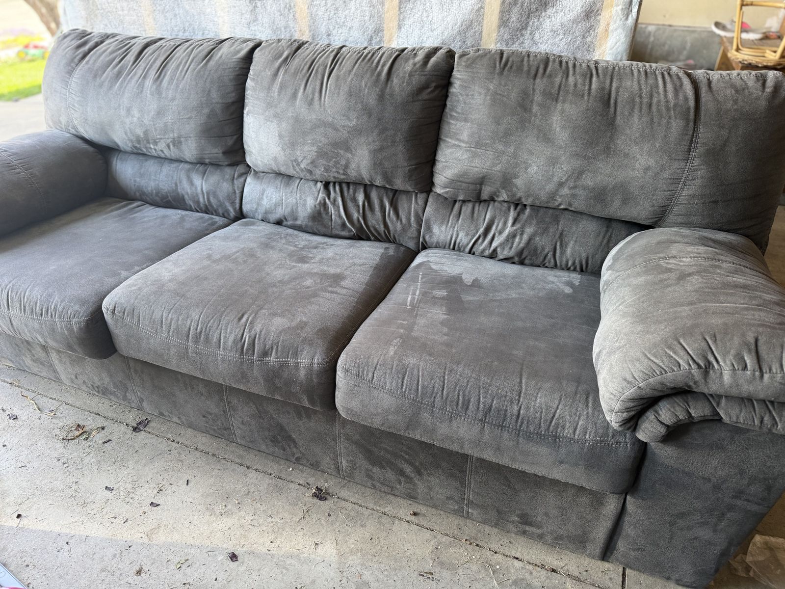Ashley furniture love seat and couch