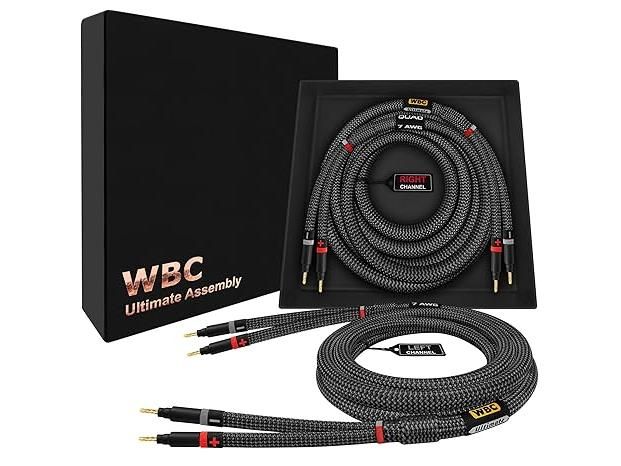 World’s Best Cables 15 ft Ultimate 7 AWG Audiophile Speaker Cable Pair
