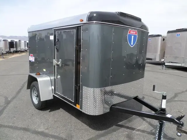 5X8 Interstate Enclosed Cargo Trailer FREE INSPECTION