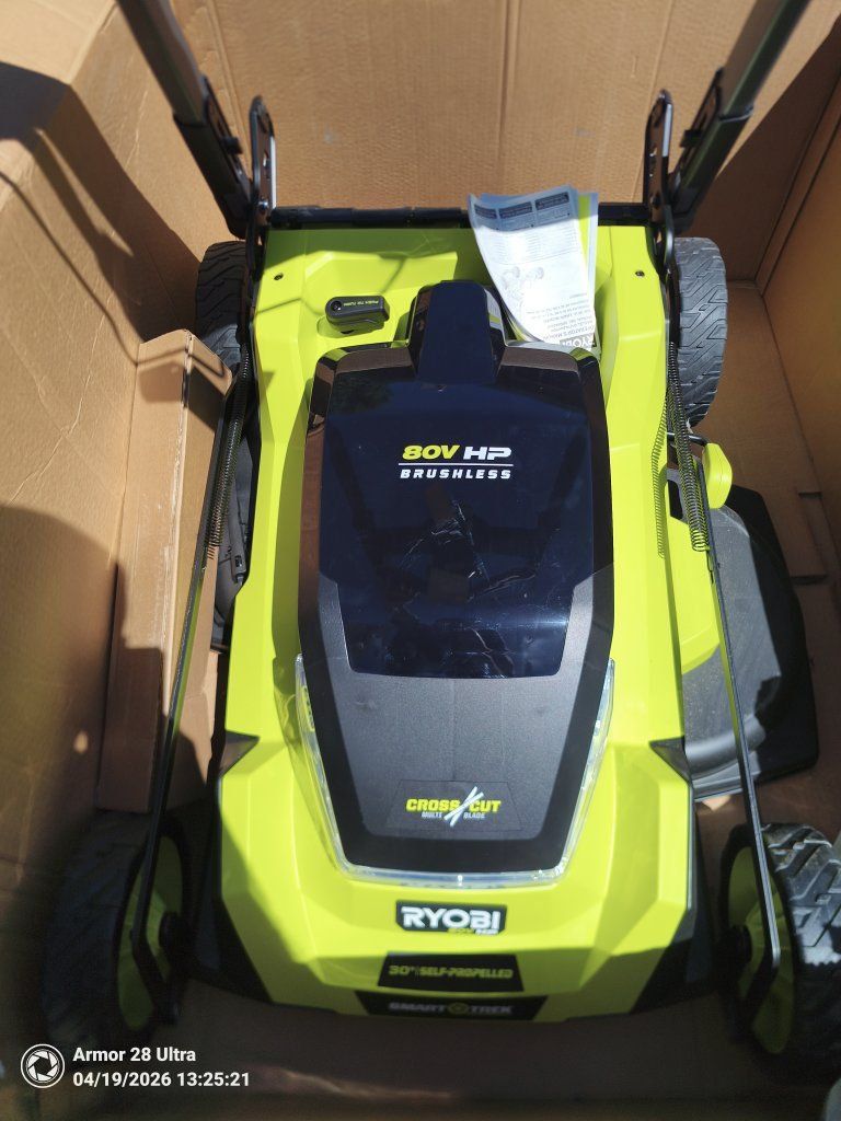 NEW Ryobi Electric 80v 30in Walk Behind Mower