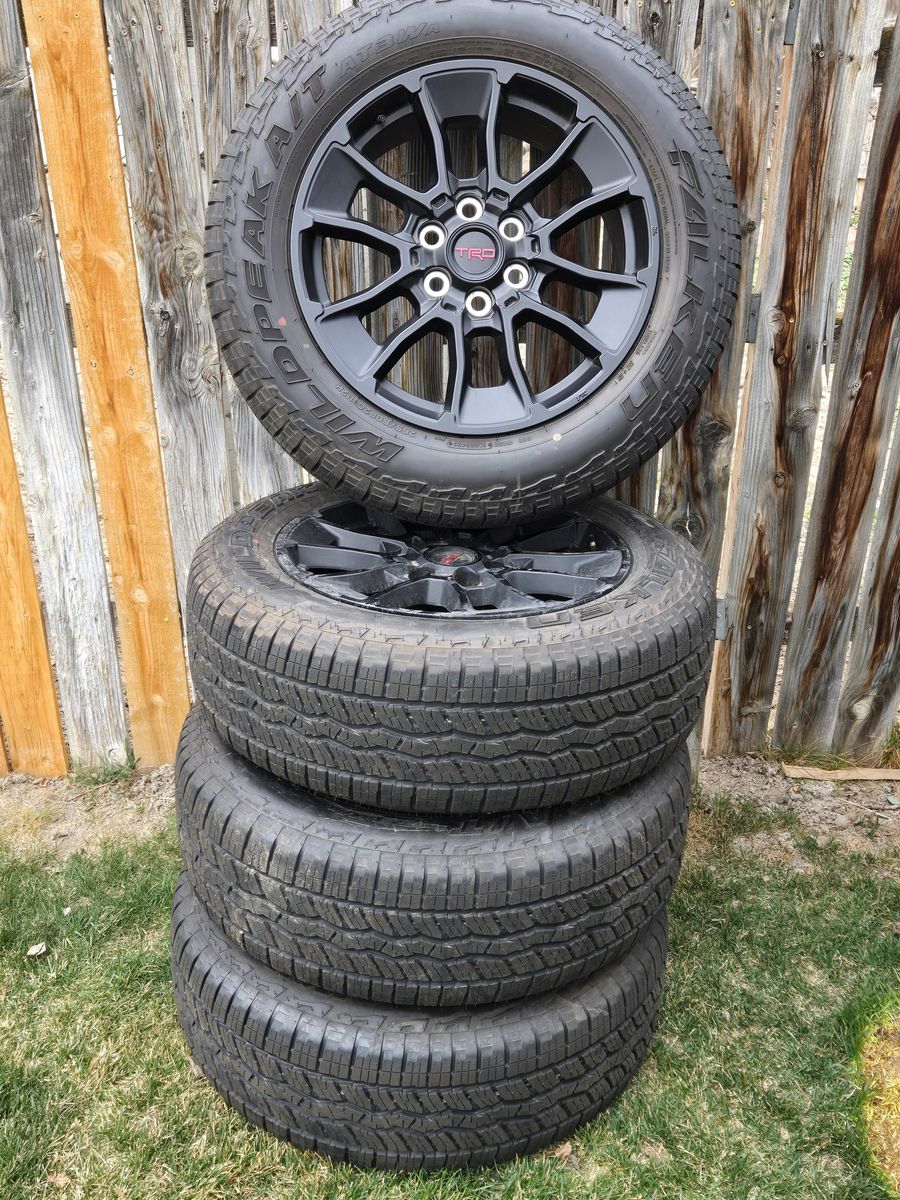 20" TOYOTA TRD Alloy Wheels and Falken Wildpeak AT3WA Tires