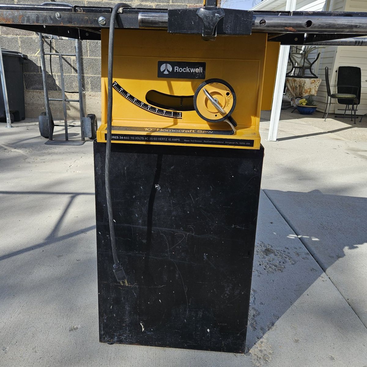 Rockwell 10" table saw