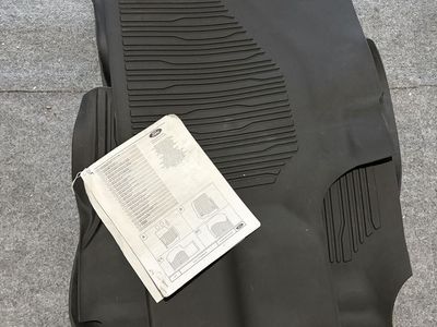 2018-2024 OEM 4-Piece Ford Expedition Rubber Floor Mats - All-Weather Protection, Black