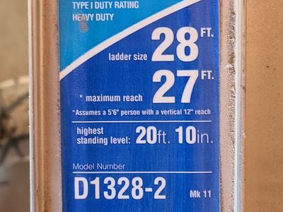 Werner 28' Type 1 Heavy Duty Ladder