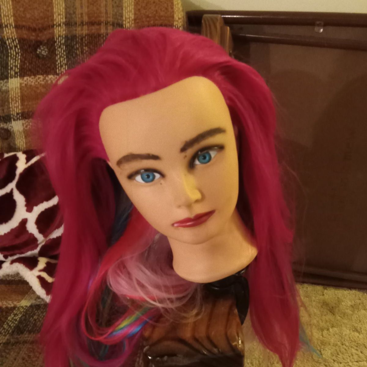 Human hair model head $33 obo