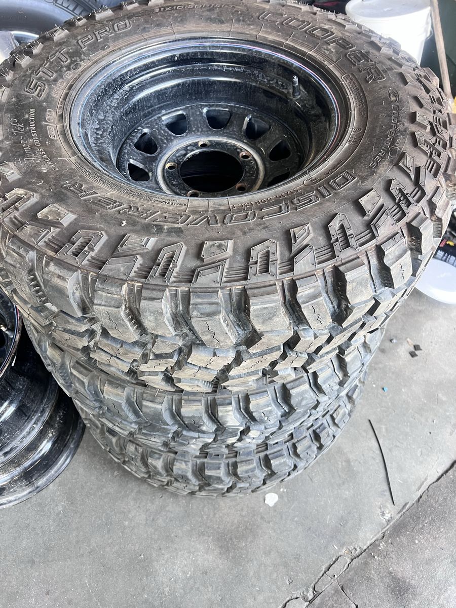 31x10.50-15 LT Coopers on 15” Wheels Jeep Dodge Ford 
