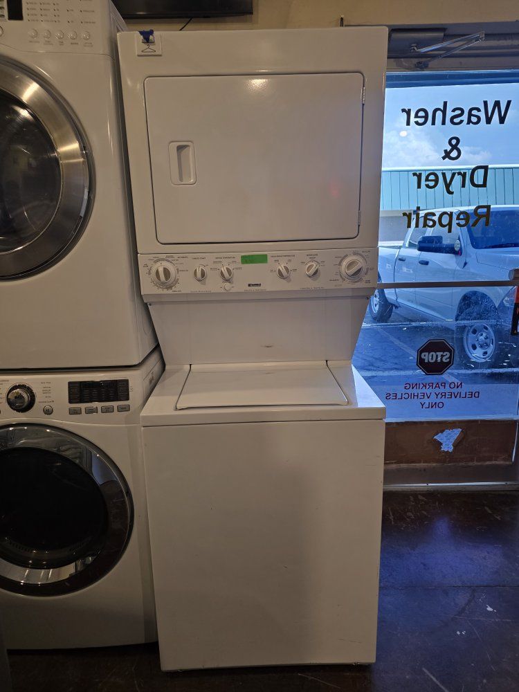 kenmore electric stackable washer and dryer