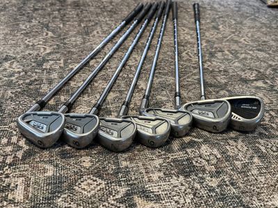 Adams Idea Iron Set 6-PW + Gap Wedge – Steel Shafts – Great Condition