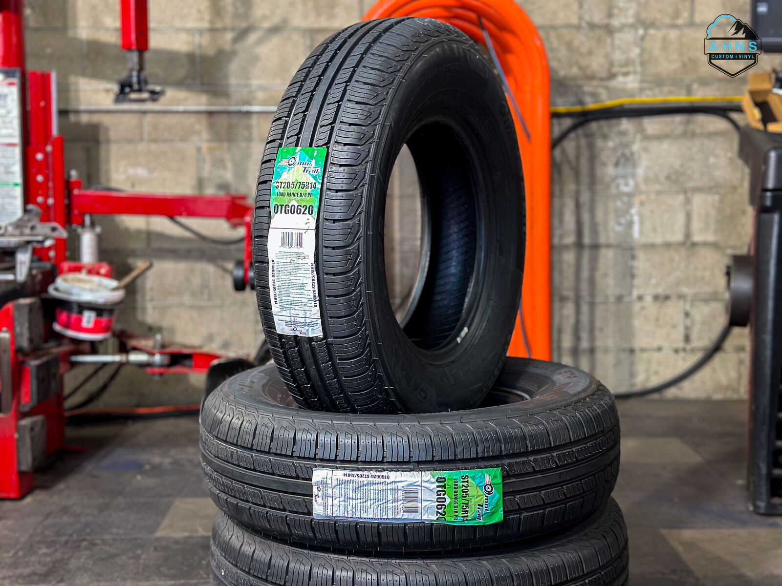 New | 205 75 14 Omni Trailer Tires | Load Range - 8ply (D) | 205/75r14 | Boat | Hauler