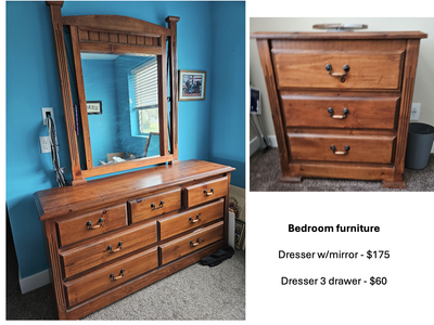 Dresser 7 Drawer & 3 Drawer