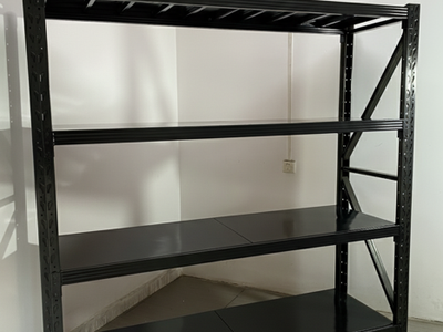 W78* D24* H78 - Heavy Duty 4-Tier Steel Shelving Unit, Adjustable Industrial Storage Rack