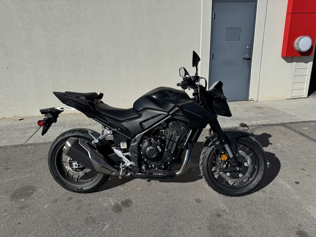 2025 Honda CB500F ABS Matte Black Metallic - H0101