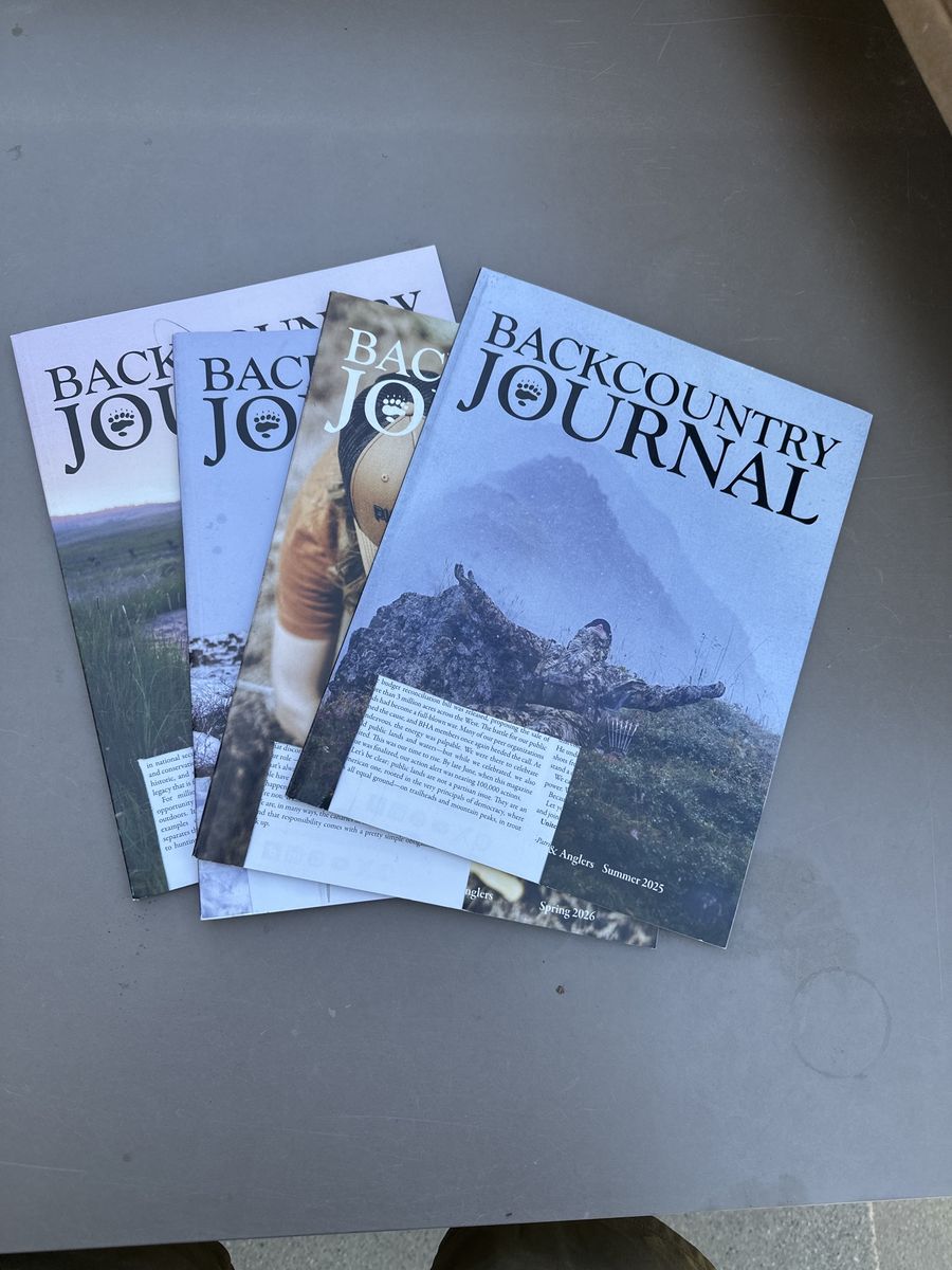 Backcountry journal