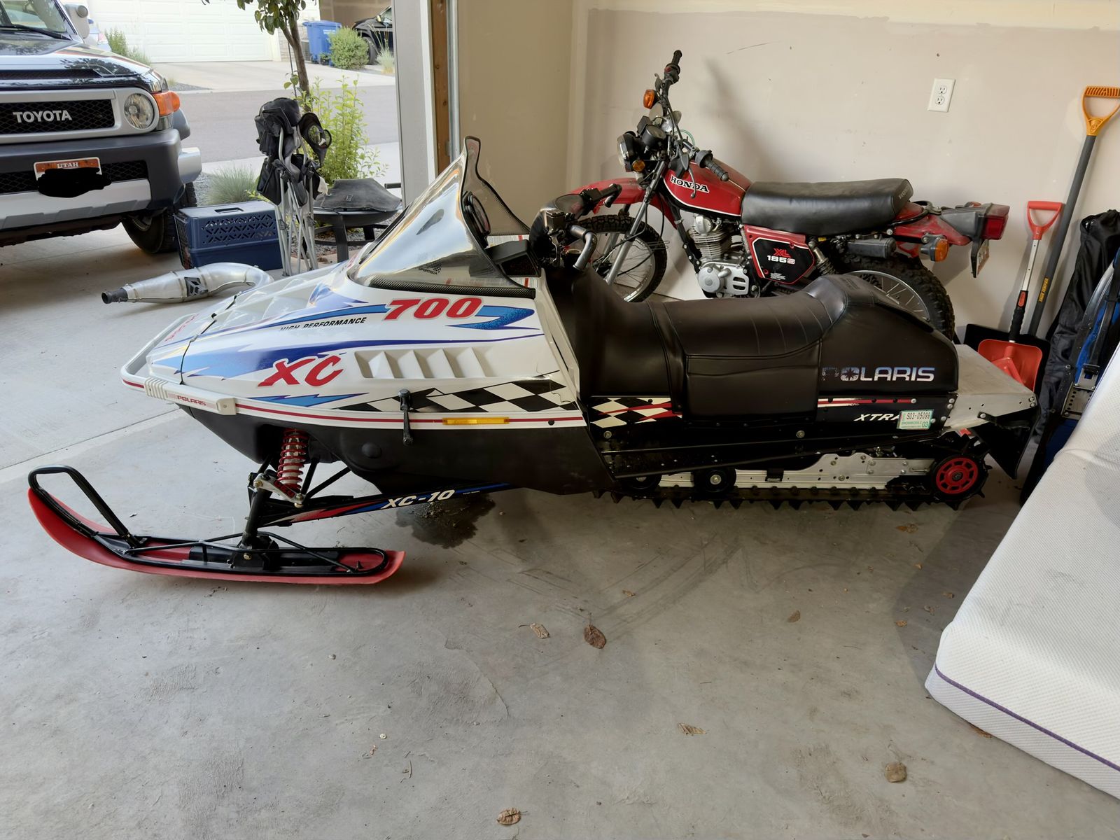 1998 Polaris Indy XC 700 Snowmobile w/Twin Pipes - Vintage - 1,242 miles - $2,500 OBO