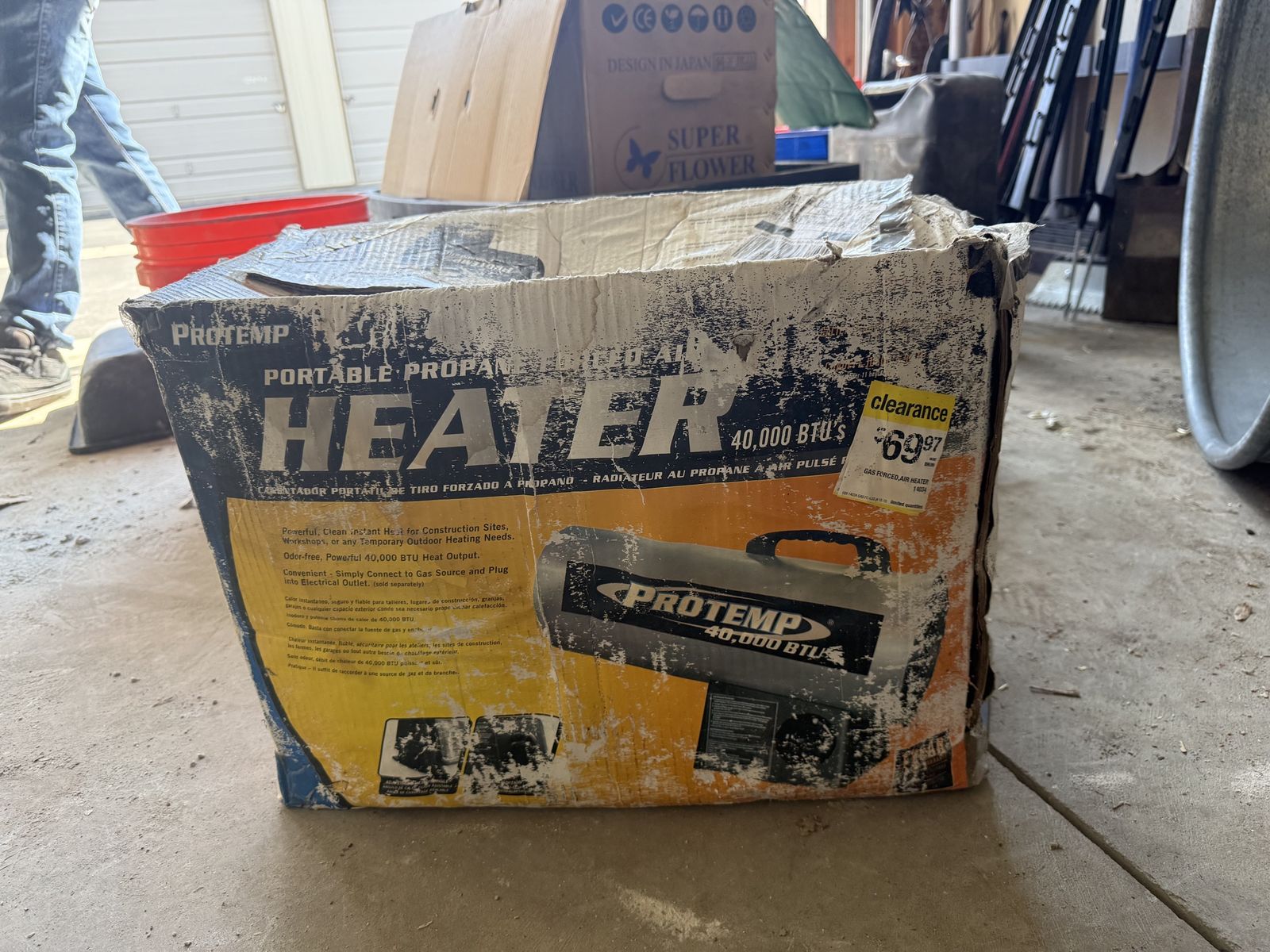ProTemp 40,000 BTU Portable Propane Forced Air Heater