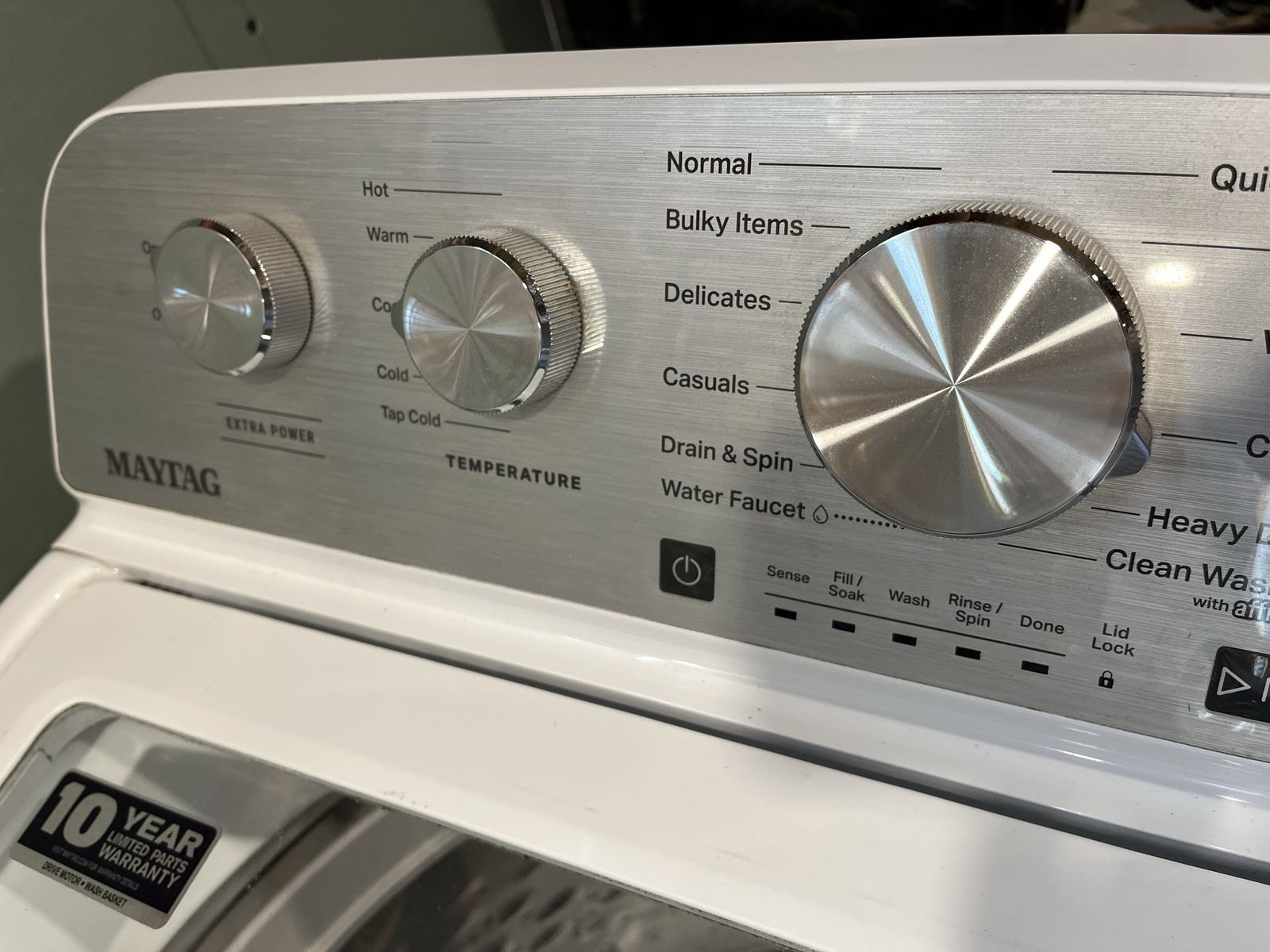 Maytag Top Load Washing Machine with Deep Fill & Multiple Cycle Options