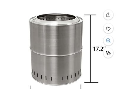 15 inch fire pit and grill
