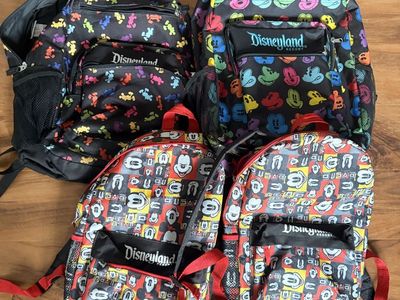 Disneyland Resort Mickey Mouse Backpacks Lot of 4