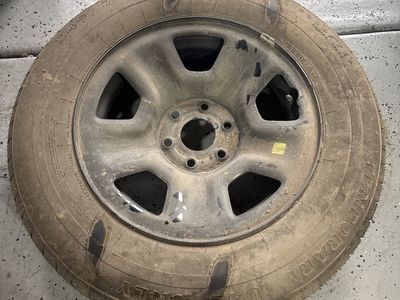Ram 1500 spare tire.