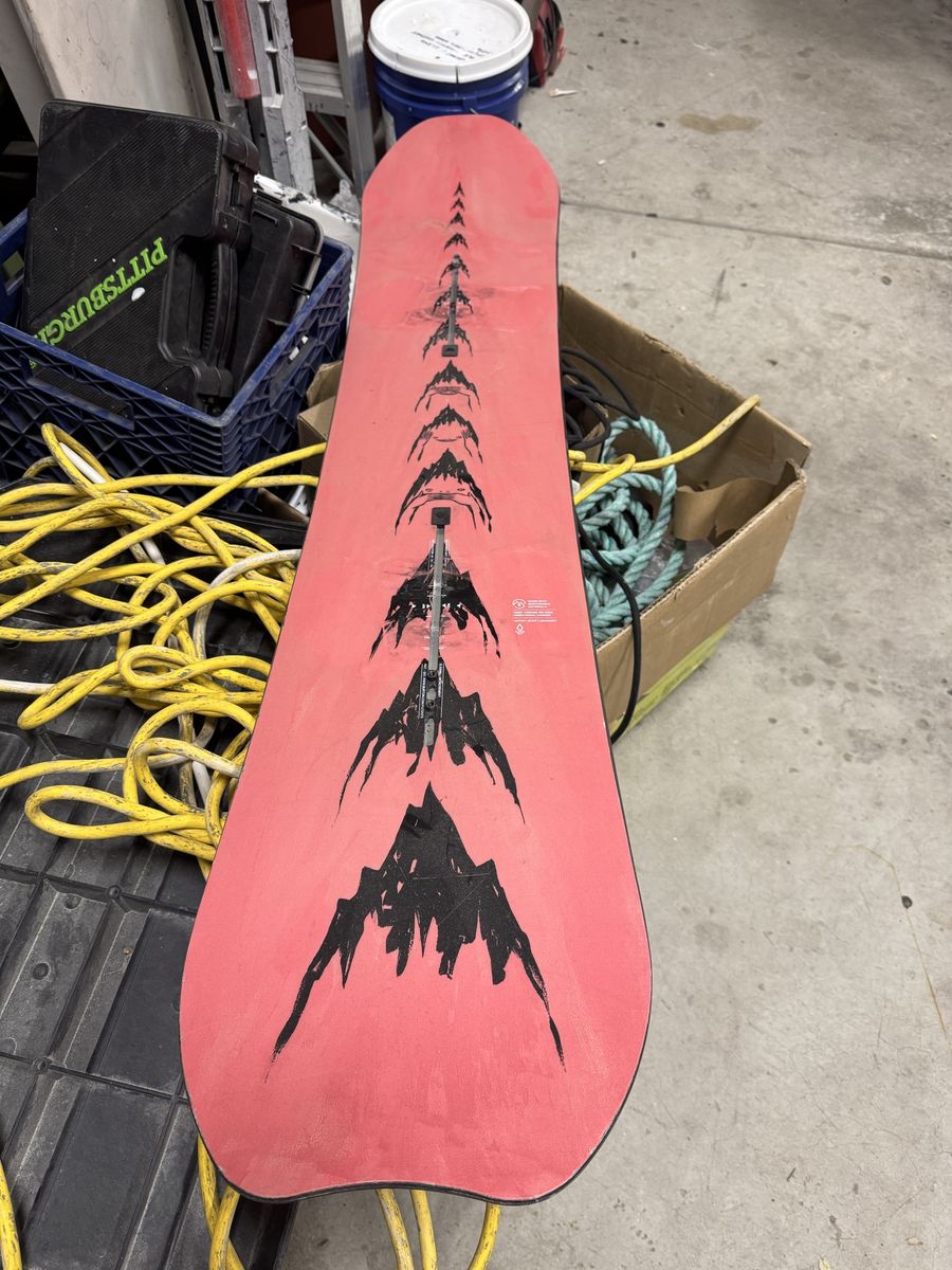 Burton deep thinker snowboard