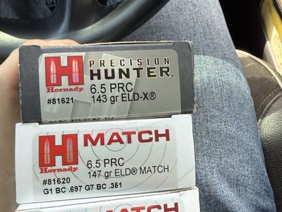 6.5 prc ammo