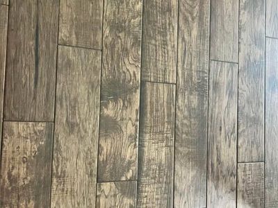 Hacienda Cashew 6x36 Hardwood Ceramic Tile Paid $8.50 Sq Ft asking much less Over 9 Boxes =108 Sq ft