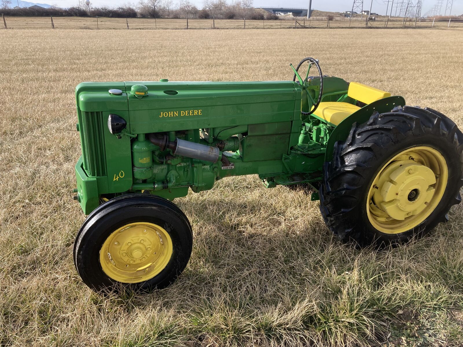 1955 John Deere tractor - Model 40