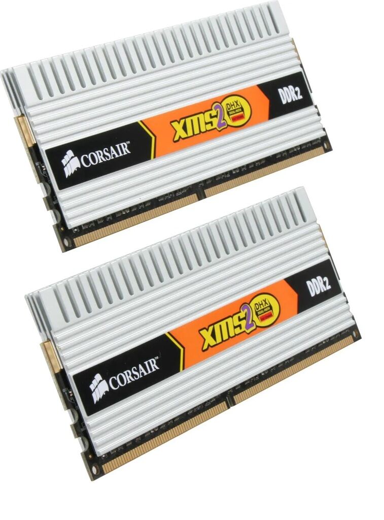 CORSAIR XMS2 DHX 4GB (2 x 2GB) DDR2 800 (PC2 6400) Dual Channel Kit Desktop