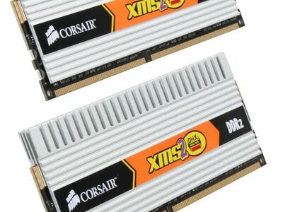 CORSAIR XMS2 DHX 4GB (2 x 2GB) DDR2 800 (PC2 6400) Dual Channel Kit Desktop