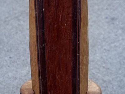 Handcrafted Wooden Surf Board with Stand Pre-owned