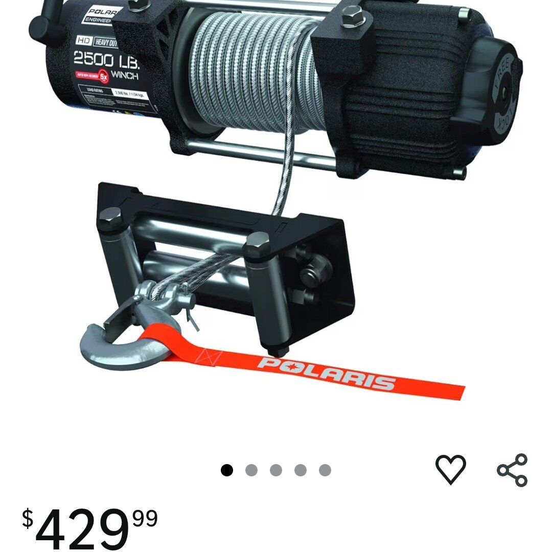 Polaris 2500 HD winch