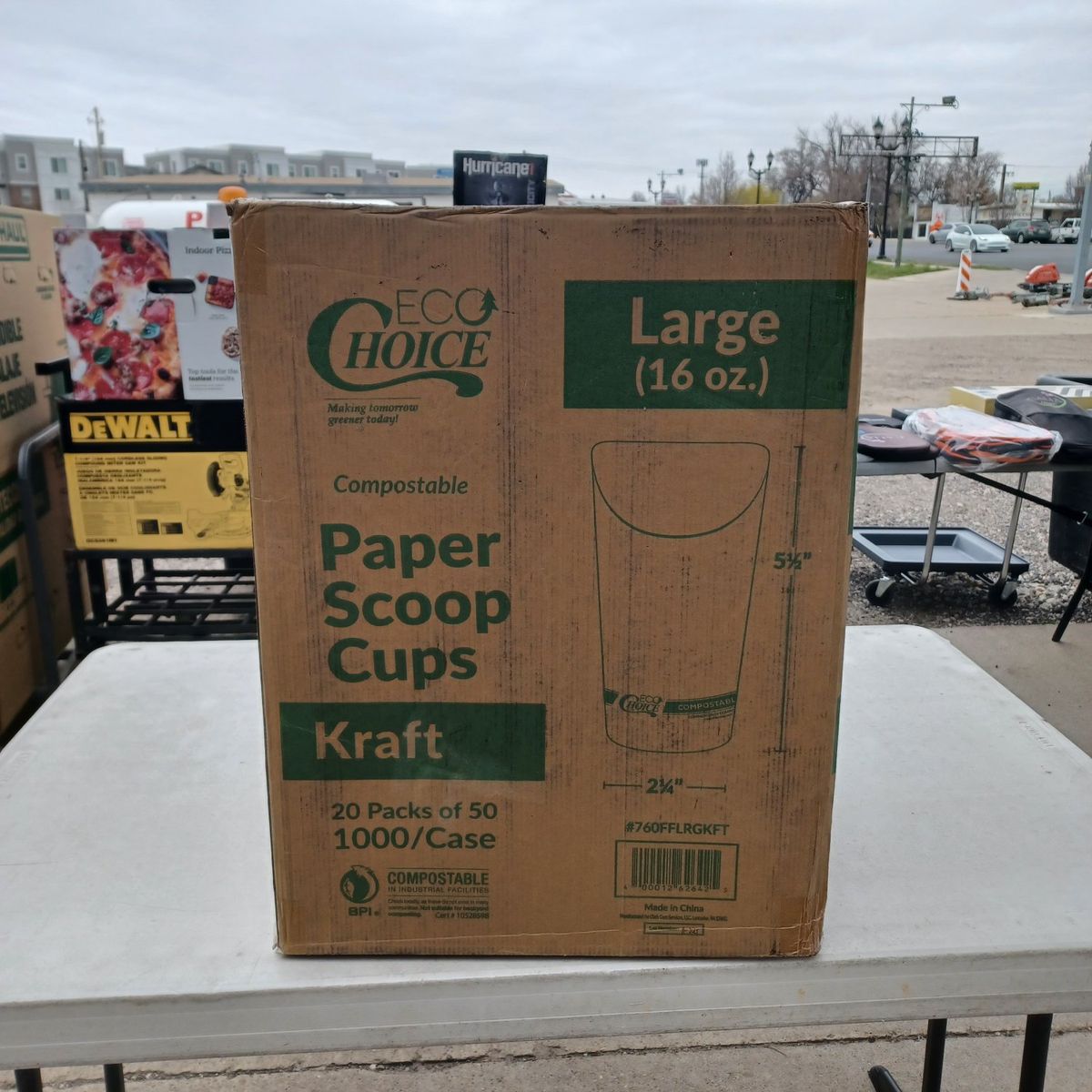paper scoop cups