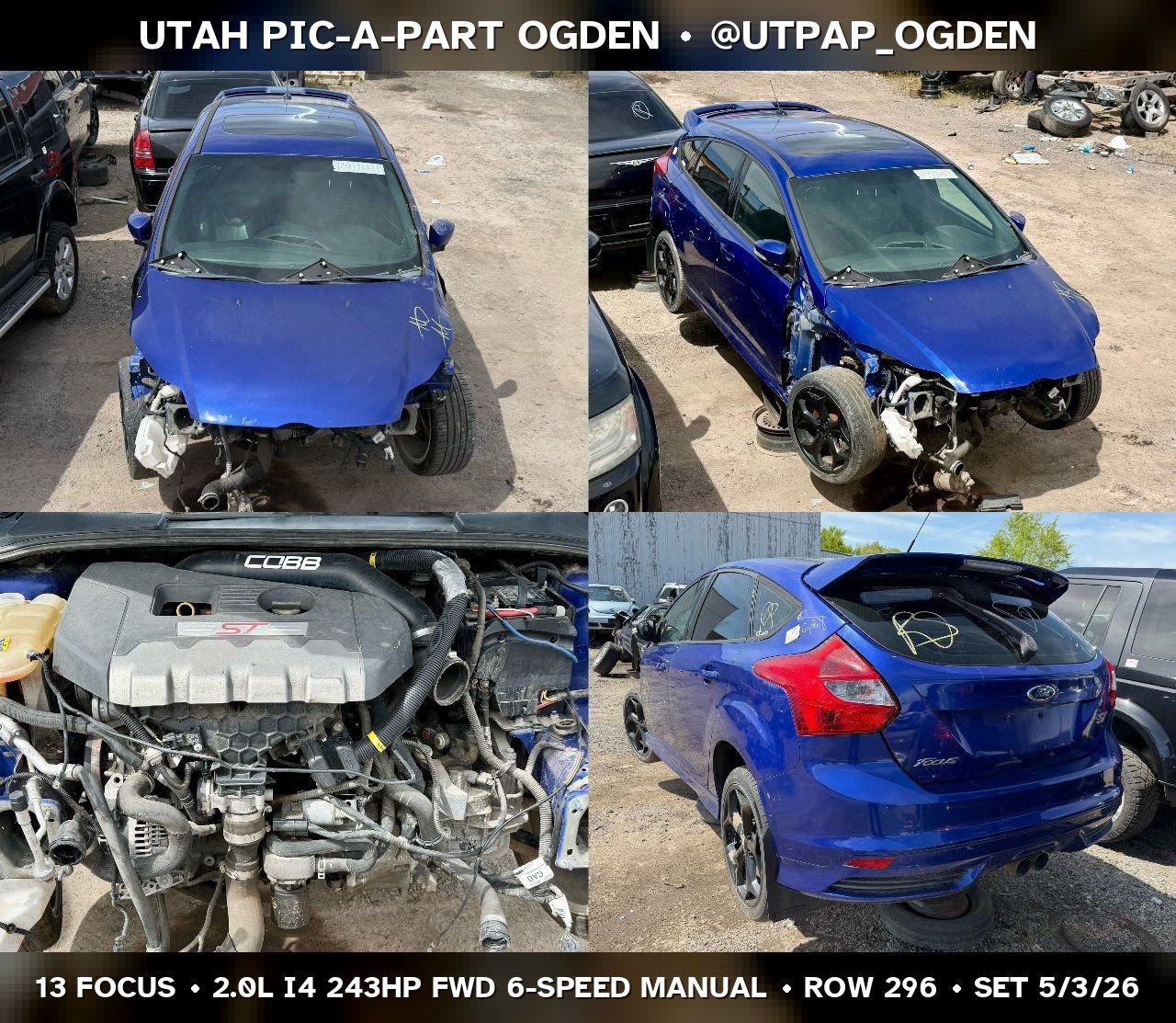 2013 Ford Focus Parts - UTPAP Ogden