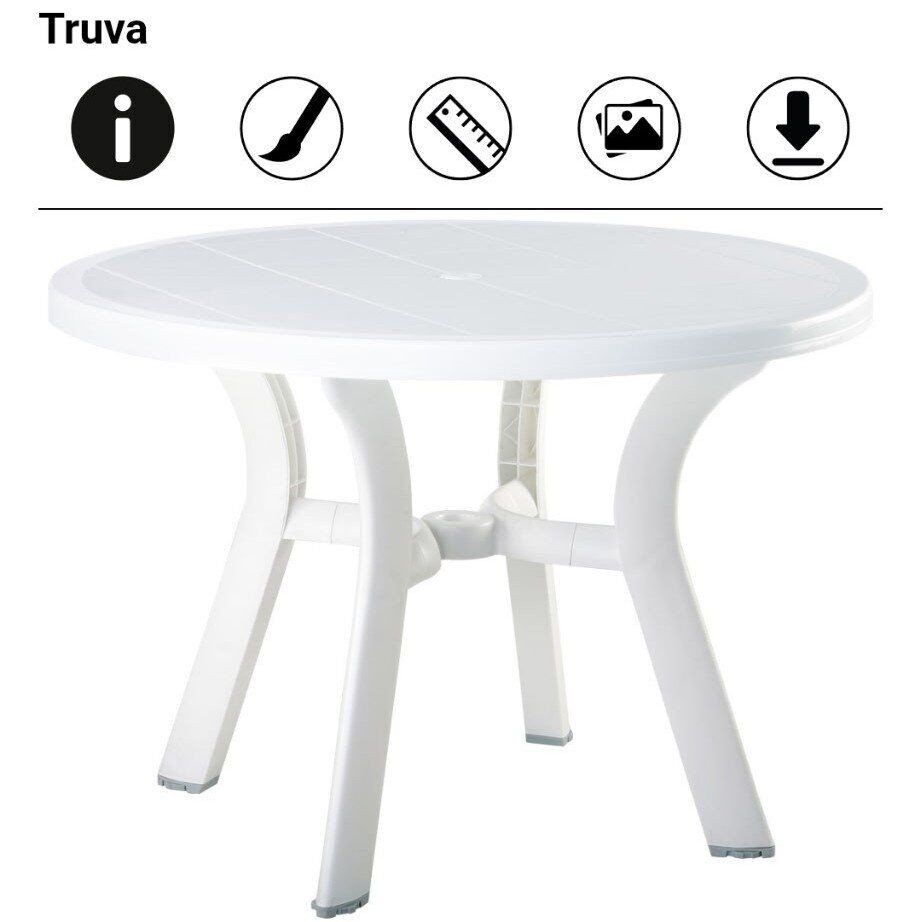 NEW White Patio Table