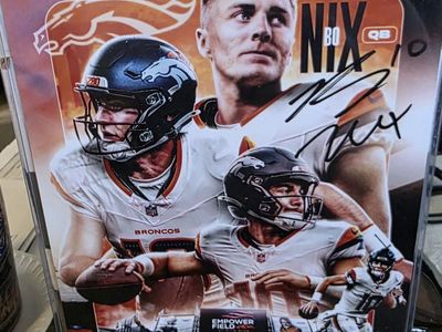 Bo Nix Denver Broncos Professional 8x10 Photo RP