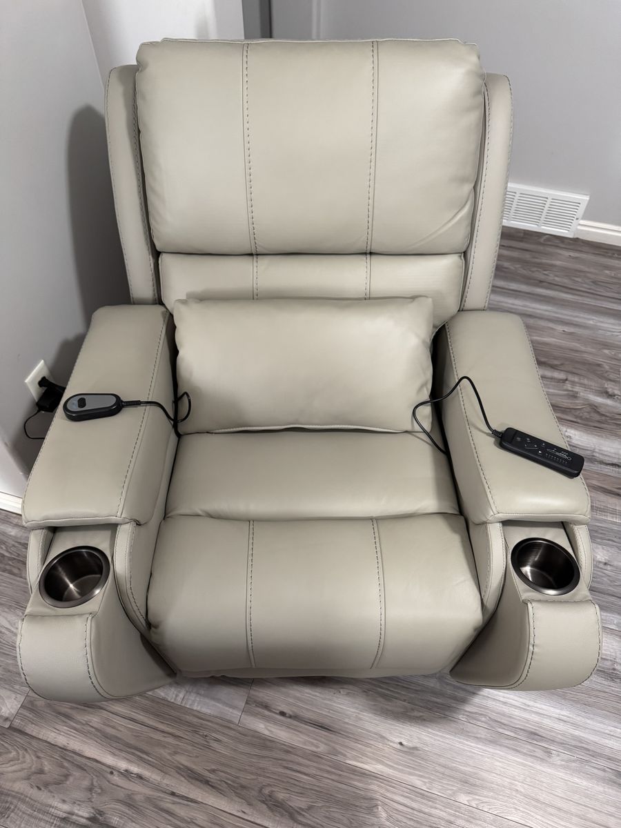 Chita Living Power Lift Chair/Recliner with Massage/Heat