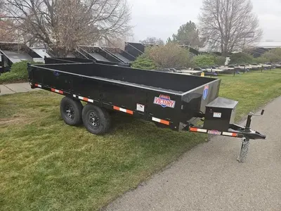 7x14 Interstate Dump Trailer FREE INSPECTION