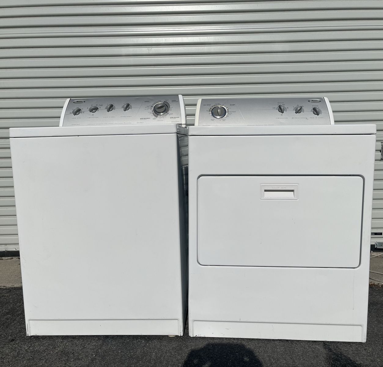 Whirlpool Washer & Electric Dryer Set, Free Delivery.