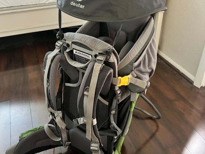 Deuter Kid Comfort Child Carrier and Backpack for Travel & Hiking with Toddlers