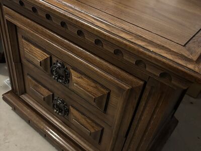 Mid Century Mediterranean Nightstand