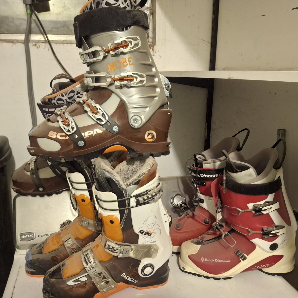 alpine dalbello scarpa black diamond all sz10 $20