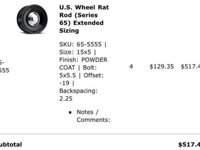 U.S. Wheel Rat Rod (Series 65) Extended