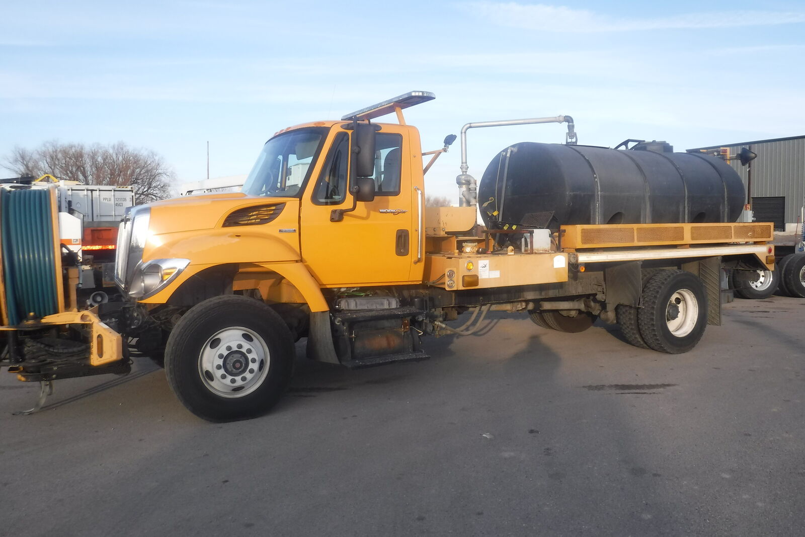 2009 IHC WorkStar 7400 with VacCon HS 1600 Sewer Rodder Jetter body.