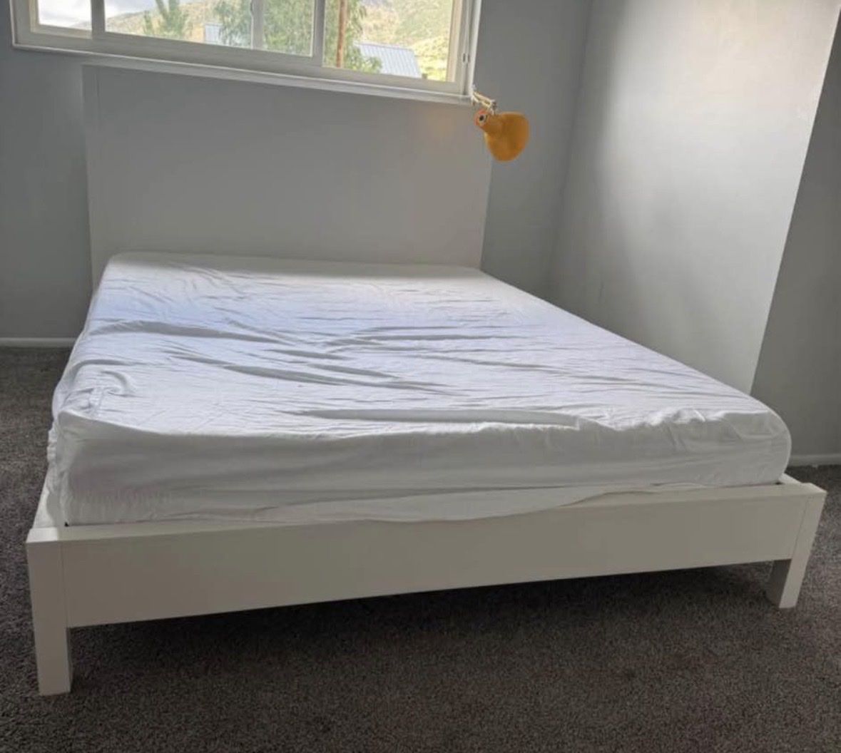 White Queen Bed Frame
