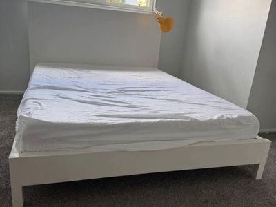 White Queen Bed Frame