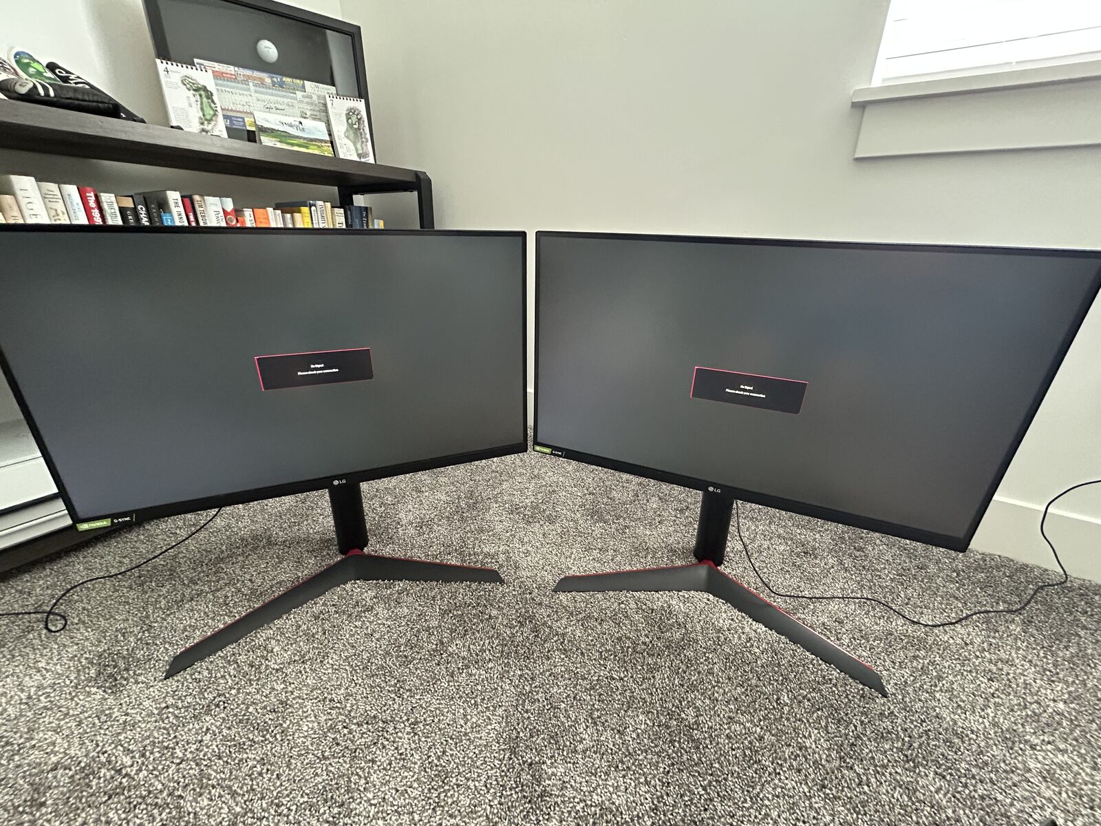 2 27 Inch LG Ultragear Gaming monitors