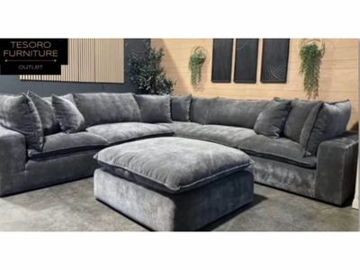 AYDEN & IVY CLOUD SEREEN MODULAR SECTIONAL