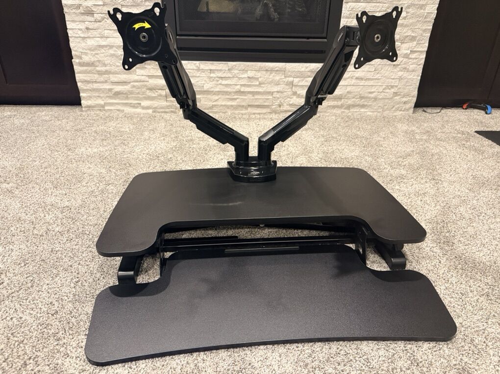 Standing Desk With Monitor Mounts